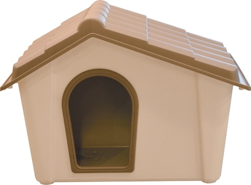 cuccia_beige.jpg Polypropylene doghouse dove grey / beige - Image 1