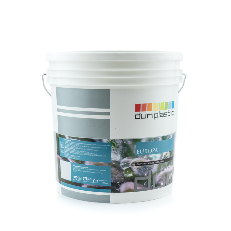 europa.jpg "DURIPLASTIC" WATER-WASHABLE WALL PAINT "EUROPA" 14 L. - Image 1