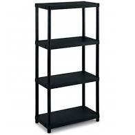 RESIN SHELF 4 SHELVES CM.60X30X143H