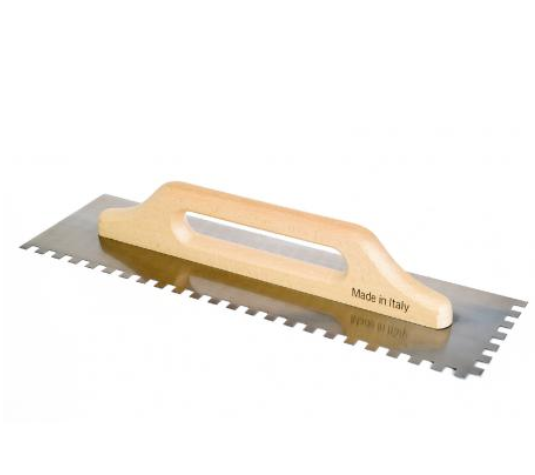 pialla_2.png "MAURER" GRATTOIR EN ACIER DENTÉ 2 COTES 480x140mm – Image 1