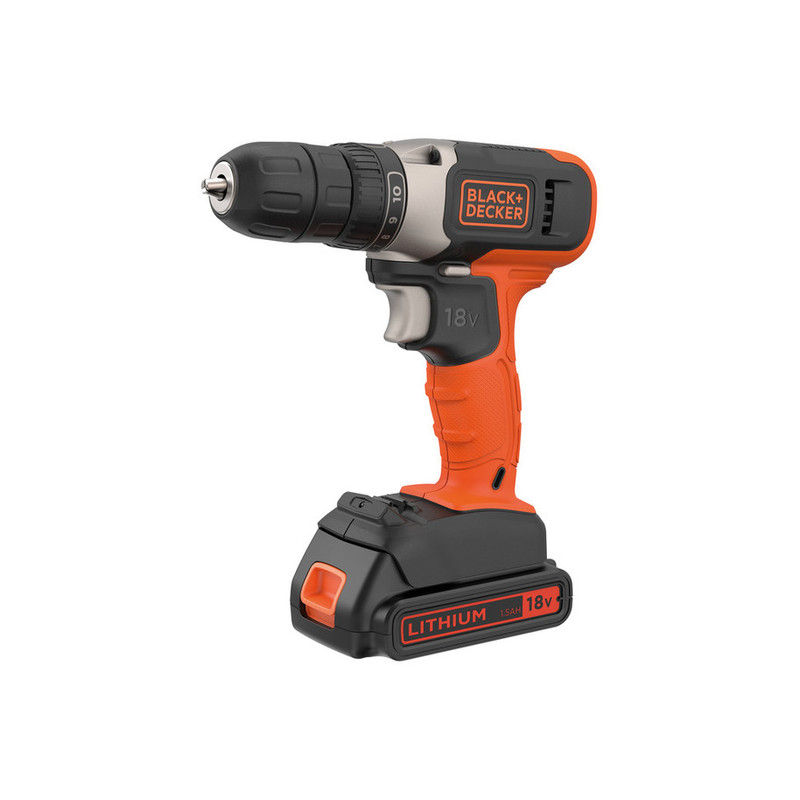 97201.jpg "BLACK+DECKER" CORDLESS IMPACT DRILL 18VP - Image 1