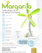 "CFG" VENTILATORE DA TAVOLO E PARETE -MARGARITA A CLIP- - immagine 2