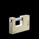 LUCCHETTO DI SICUREZZA RETTANGOLARE IN OTTONE CITY by ISEO