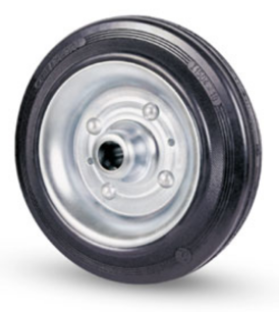 ruota FULL RUBBER WHEEL WITH BALL BEARINGS - Image 1